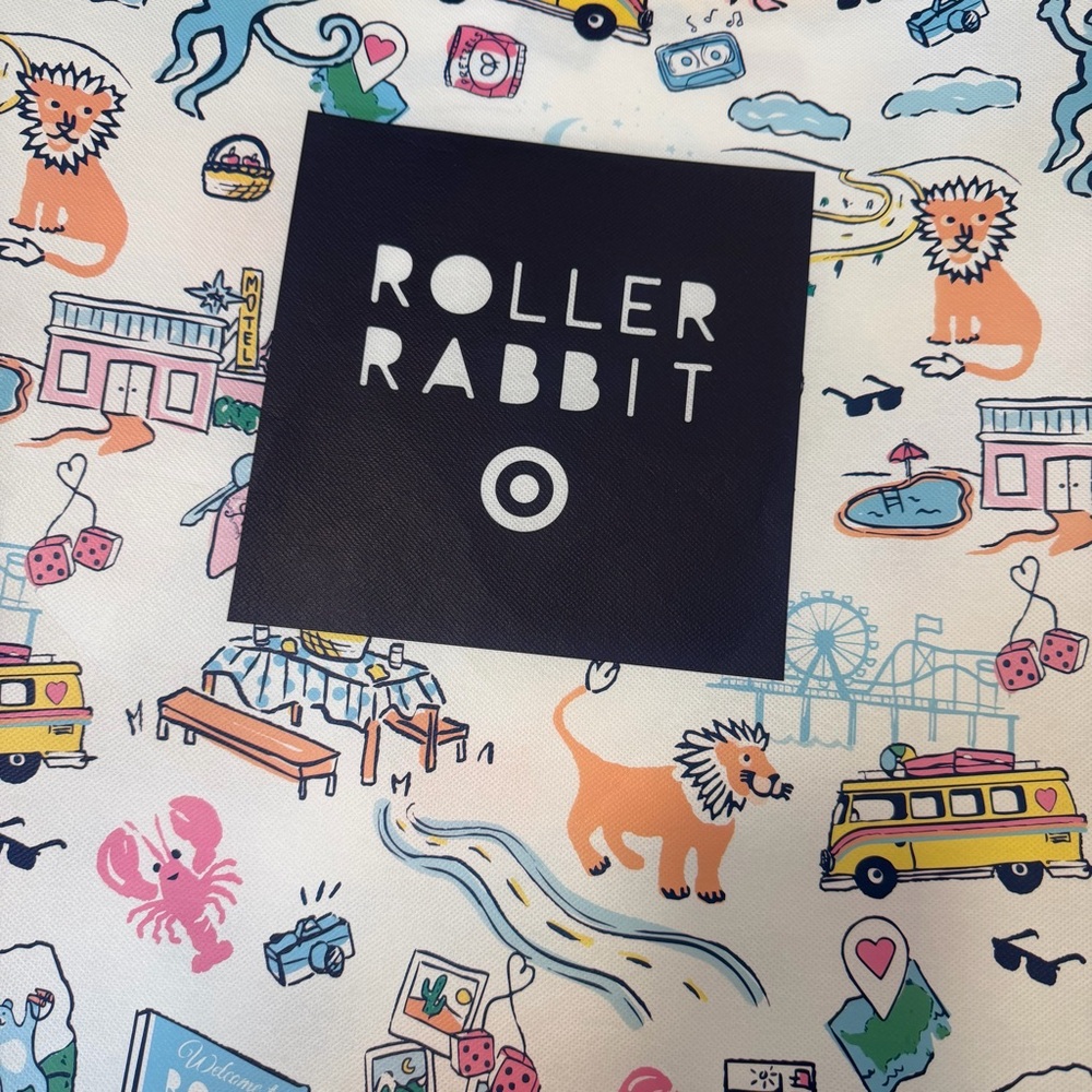 Roller Rabbit Multicolor Tote Bag - Picture 2 of 2